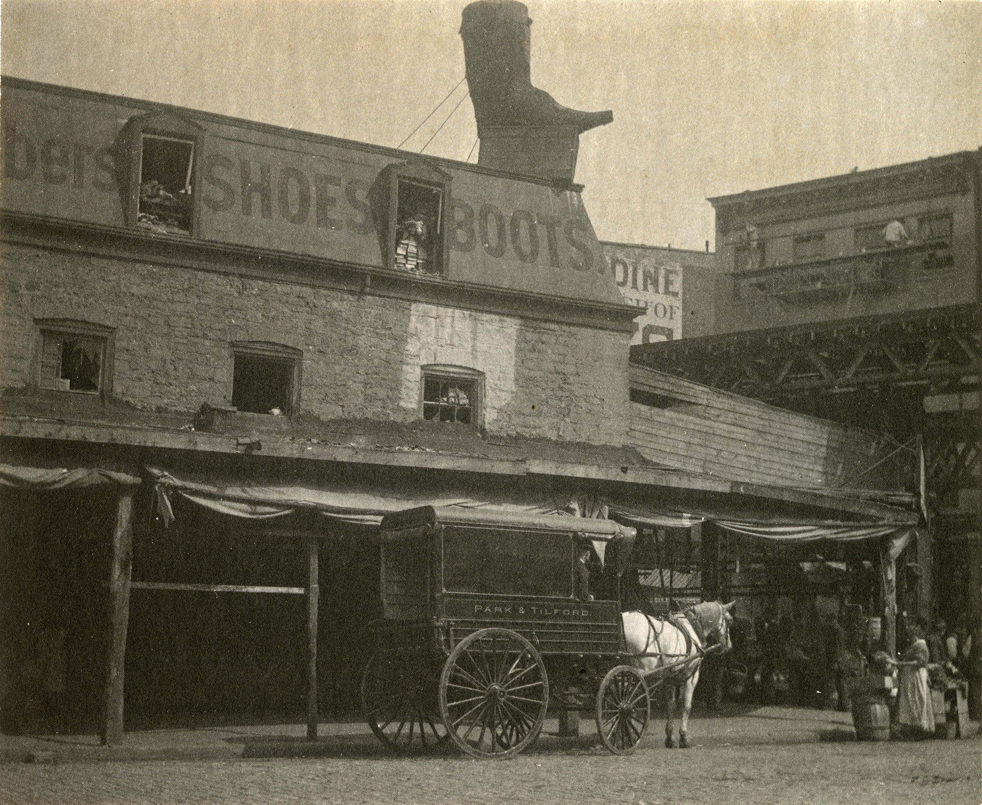 Charles Gilbert Hine, Vestry Street. Courtesy of the New York Historical Society. Charles Gilbert Hine, Vestry Street. Courtesy of the New York Historical Society.