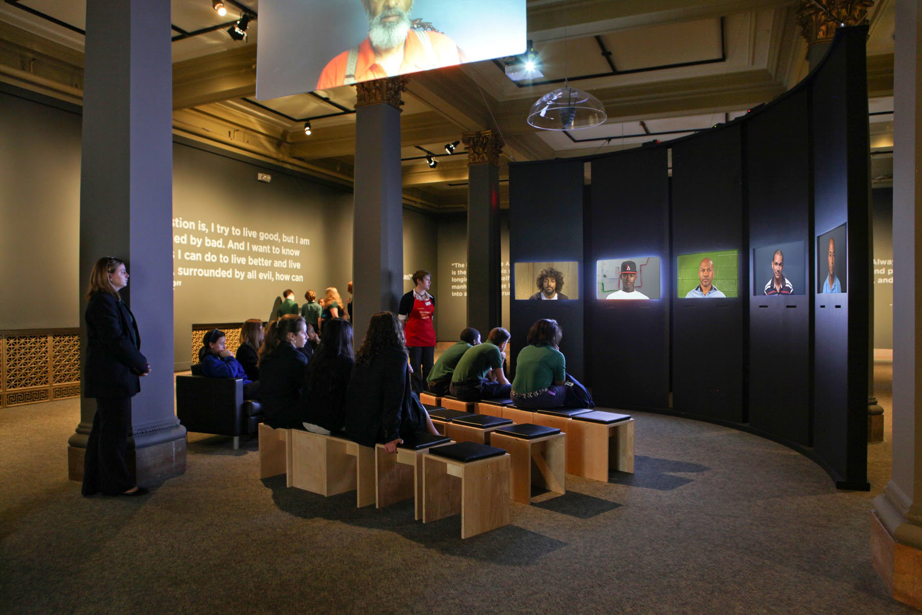 Question Bridge: Black Males installation