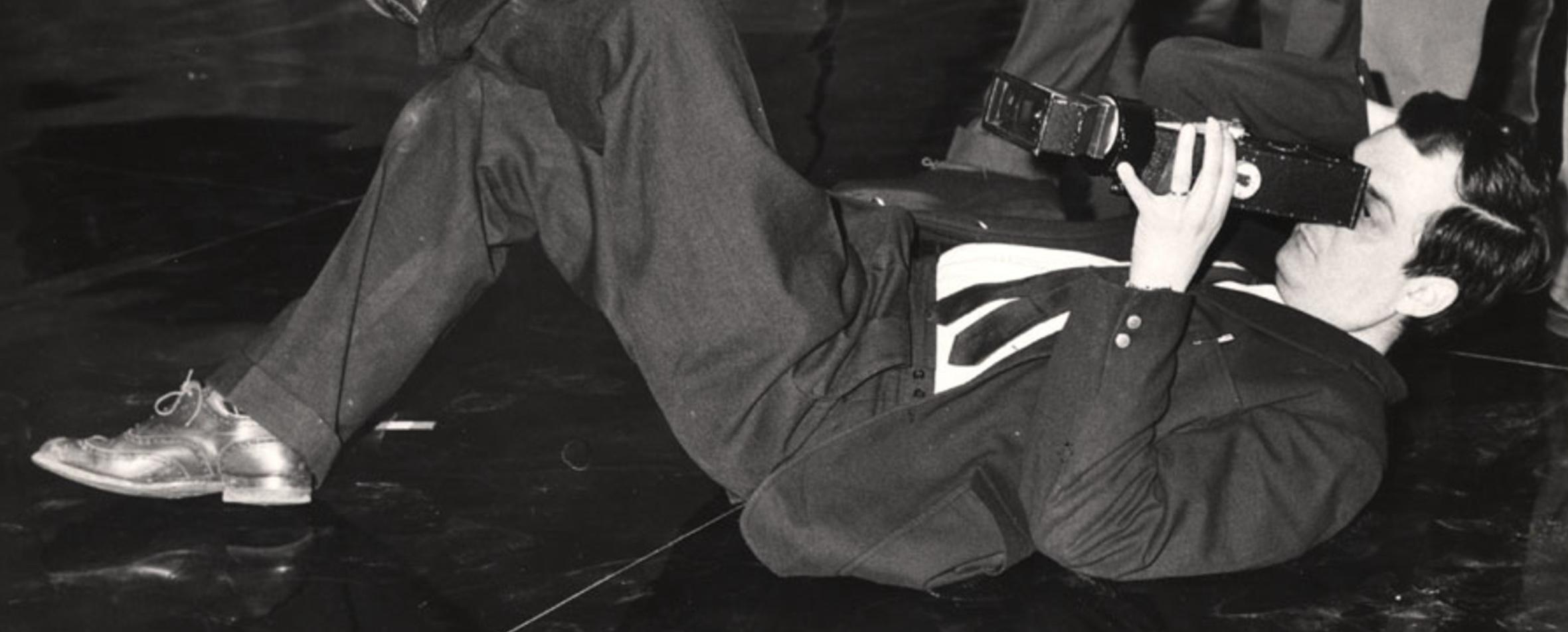 kubrick on the set of strangelove