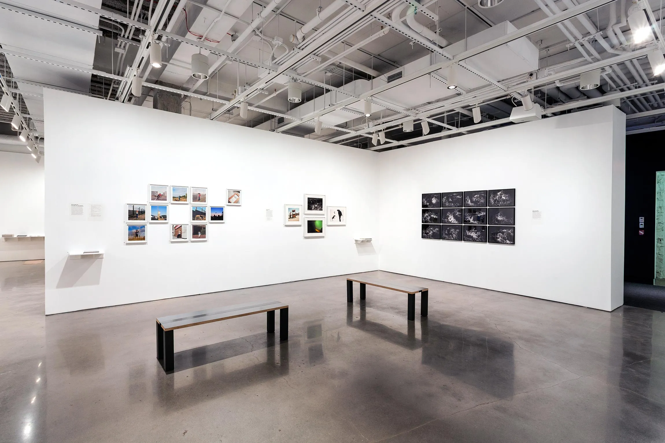 The inside of an art museum.