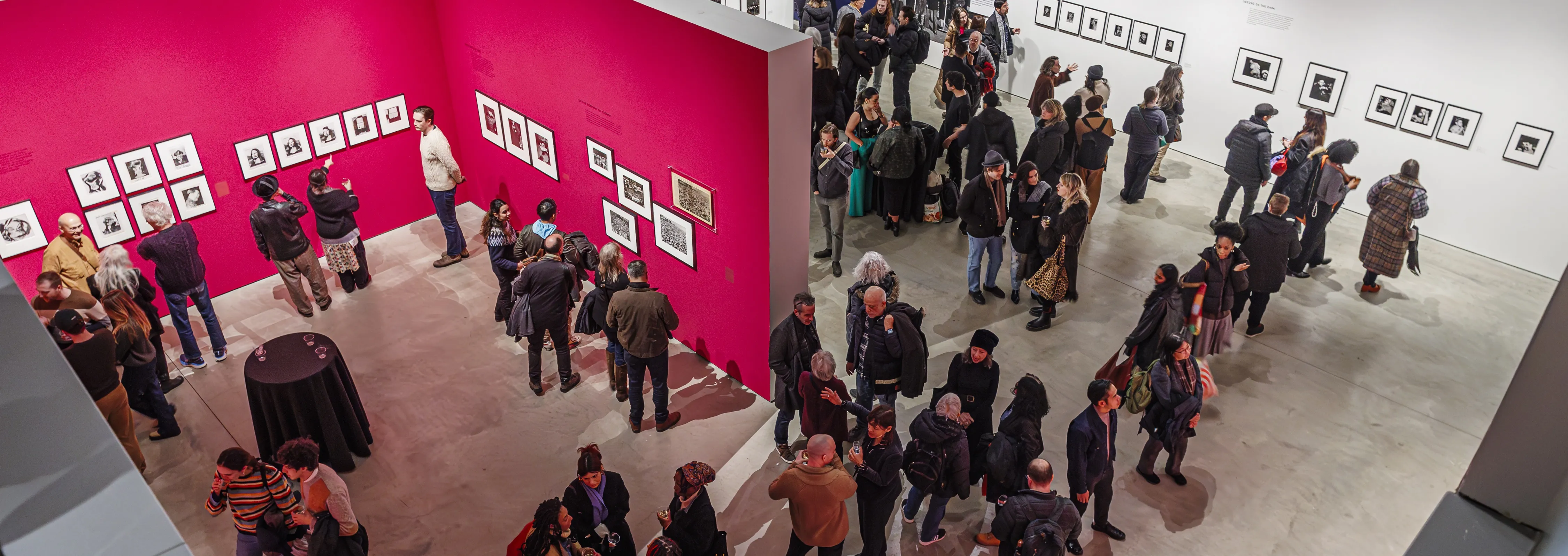 ICP's galleries full of people