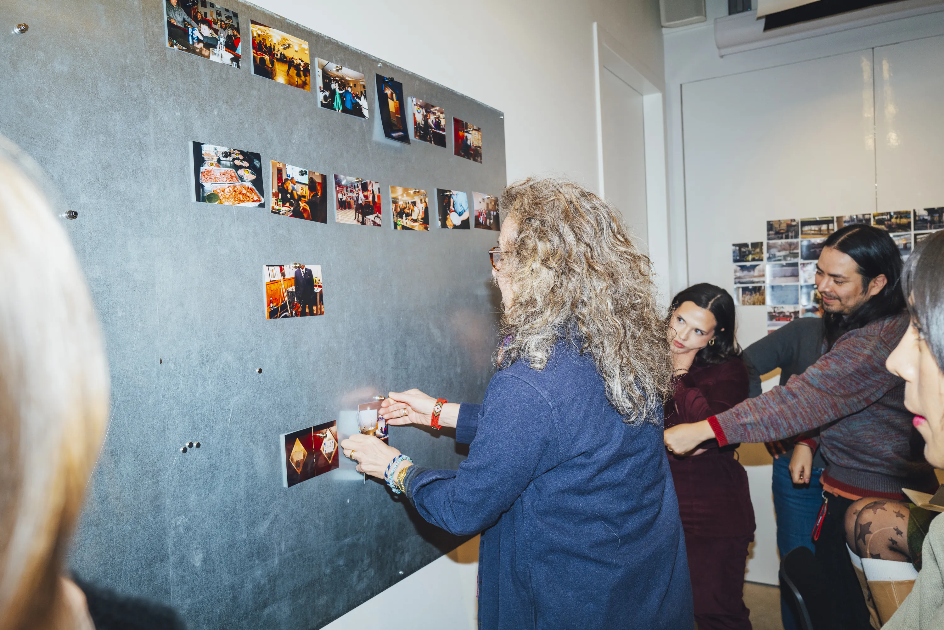 DOC program chair teaching a class with students