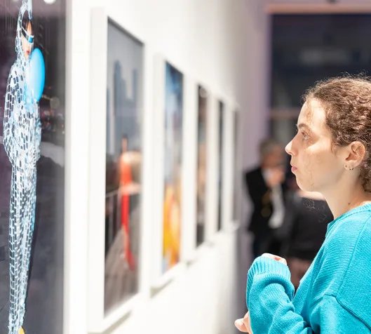 Woman Looking at Mirror Girl